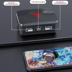 Беспроводные наушники TWS M90 Pro - Bluetooth 5.3, 5 часов работы, ANC, IPX7, кейс 1200 мАч thumbnail