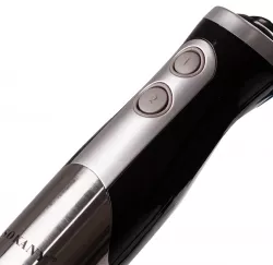 Кухонный комбайн Sokany SM-5011-8 - 600 Вт, 0.7 л, 2 скорости, механическое управление, насадки (блендер, венчик, тесто), черно-серебристый thumbnail