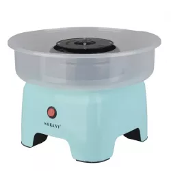 Аппарат для сахарной ваты Sokany SK-520 - 500W, кварцевый нагрев, диаметр 25 см, розовый thumbnail