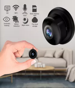Мини IP-камера A9 Wi-Fi HD - 1080P, 150° угол обзора, датчик движения, удаленный мониторинг thumbnail