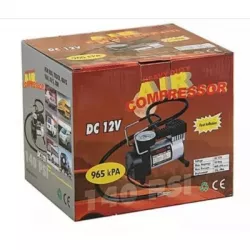 Автомобильный компрессор Air Pump XL-823 - 140 PSI, 35 л/мин, питание от прикуривателя, шланг 50 см, кабель 2.8 м thumbnail