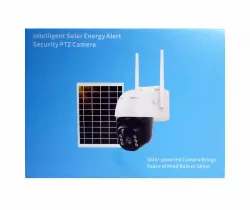 Поворотная солнечная 4G камера безопасности 1080P - двойное ночное видение, беспроводная, PIR-датчик, двухстороннее аудио thumbnail