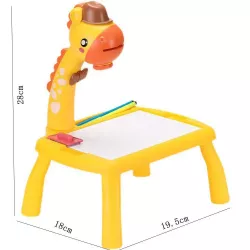Детский проектор для рисования Projector Painting - 24 детали, подсветка, музыкальное сопровождение, безопасный ABS материа thumbnail