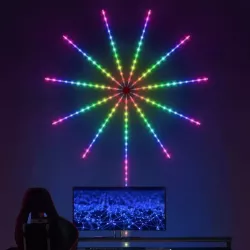 Светодиодная RGB лента Фейерверк с пультом и Bluetooth - 213 LED, 16 млн цветов, USB 5V, 200+ режимов thumbnail