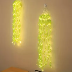 Гирлянда Роса с LED-подсветкой - Зеленая Верба, Теплый свет, 2.4 м thumbnail