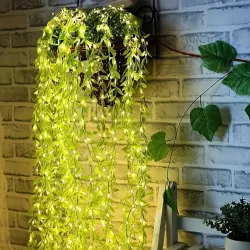 Гирлянда Роса с LED-подсветкой - Зеленая Верба, Теплый свет, 2.4 м thumbnail