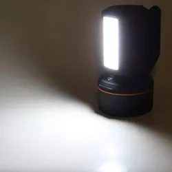 Светодиодный фонарик Gold Silver GS-2670 - 8000 мА/ч, боковая панель, 30 Вт LED, 10 Вт COB, soft touch покрытие thumbnail