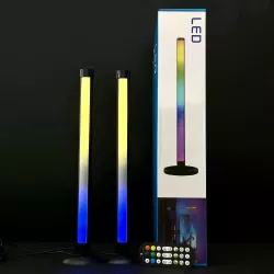Светодиодные панели 25 см 2 шт - RGB LED, 16 цветов, USB-питание, пульт и APP Smart управление thumbnail