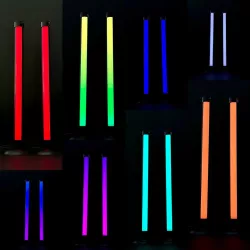 Светодиодные панели 25 см 2 шт - RGB LED, 16 цветов, USB-питание, пульт и APP Smart управление thumbnail