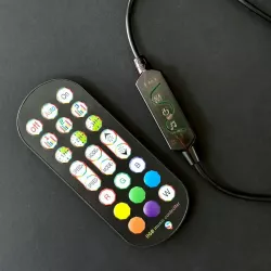 Светодиодные панели 25 см 2 шт - RGB LED, 16 цветов, USB-питание, пульт и APP Smart управление thumbnail