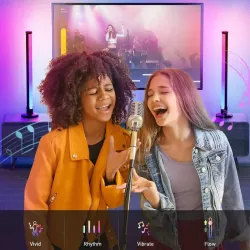 Светодиодные панели 25 см 2 шт - RGB LED, 16 цветов, USB-питание, пульт и APP Smart управление thumbnail