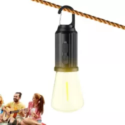 LED лампочка с аккумулятором MHZ BL HK 169C - 3 режима, USB зарядка, карабин, водонепроницаемая thumbnail