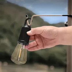 LED лампочка с аккумулятором MHZ BL HK 169C - 3 режима, USB зарядка, карабин, водонепроницаемая thumbnail