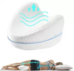 Ортопедическая подушка для ног Contour Legacy Leg Pillow - Поддержка коленей и ног, материал с эффектом памяти, облегчение боли при артрозе и травмах thumbnail