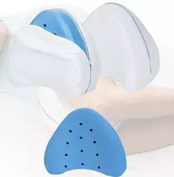 Ортопедическая подушка для ног Contour Legacy Leg Pillow - Поддержка коленей и ног, материал с эффектом памяти, облегчение боли при артрозе и травмах thumbnail