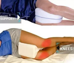 Ортопедическая подушка для ног Contour Legacy Leg Pillow - Поддержка коленей и ног, материал с эффектом памяти, облегчение боли при артрозе и травмах thumbnail
