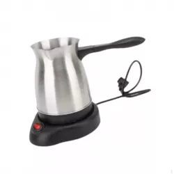 Электрическая турецкая кофеварка Sokany SK-09044 - 600 мл, 600 Вт, нержавеющая сталь, защита от перегрева thumbnail