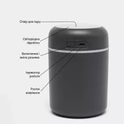 Увлажнитель воздуха H2O с аромадифузором - USB, ультразвуковая технология, подсветка, переносной thumbnail