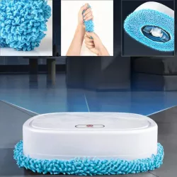 Робот-пылесос Brush Mop - сухая и влажная уборка, имитация ручного мытья, 2-3 ч работы, тихий thumbnail
