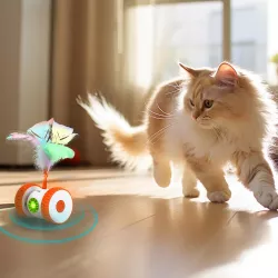 Игрушка для кошек USB Cat Teaser XL-1233 - 2 режима, перезаряжаемый Type-C, бесшумная работа, прочный пластик thumbnail