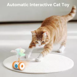 Игрушка для кошек USB Cat Teaser XL-1233 - 2 режима, перезаряжаемый Type-C, бесшумная работа, прочный пластик thumbnail