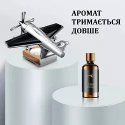 Автомобильный освежитель воздуха в виде самолета с солнечным приводом - вращающийся пропеллер, стильный дизайн thumbnail