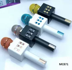 Беспроводной караоке микрофон MC-871 - Bluetooth, шумоподавление, встроенный динамик, USB-кабель в комплекте thumbnail