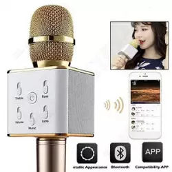 Беспроводной караоке микрофон MC-871 - Bluetooth, шумоподавление, встроенный динамик, USB-кабель в комплекте thumbnail
