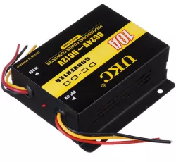 Инвертор UKC DC/DC 24V-12V 10A - 120W, металлический корпус, индикатор работы thumbnail