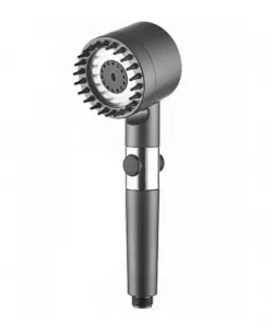 Массажная насадка для душа с вращением 360° - 3 режима, фильтр, Turbocharged Shower Head thumbnail