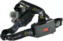 Налобный аккумуляторный фонарь Bailong BL-T45-T6 - 1200 люмен, 4 режима, анодированный алюминий, зарядка 220V/12V thumbnail