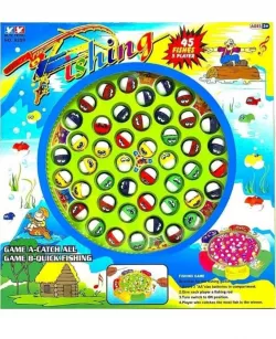 Музыкальная игра рыбалка - 5 удочек, 44 рыбки, звуковые эффекты, работает от 3xAA батареек thumbnail