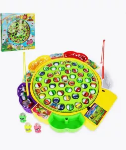 Музыкальная игра рыбалка - 5 удочек, 44 рыбки, звуковые эффекты, работает от 3xAA батареек thumbnail