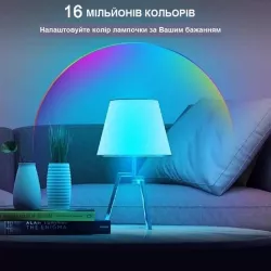 Умная лампочка Tuya Smart LED WiFi E27 - RGB, 9W, 2700K-6500K, Дистанционное управление thumbnail