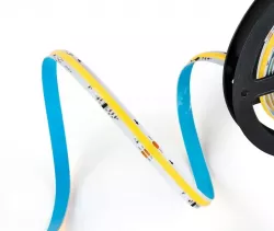 Світлодіодна LED стрічка COB 24V - 360 LED/m, Білий, IP20, Преміум якість, EPISTAR thumbnail