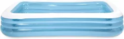 Семейный надувной бассейн Intex 58487 - 305x183x56 см, ПВХ, 3 камеры, сливная заглушка, ремонтная заплата thumbnail