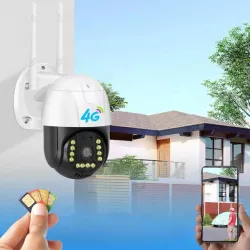Уличная IP-камера видеонаблюдения V380 PRO 4G - ночная съемка, автотрекинг, двусторонняя аудиосвязь, защита IP66 thumbnail