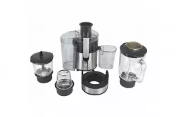 Кухонный комбайн 4-в-1 Top Kitchen TK00203 - Соковыжималка, блендер, кофемолка, измельчитель, 3200 Вт, нержавеющая сталь thumbnail