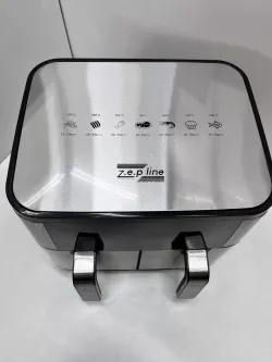 Аэрофритюрница Zepline ZP-209 - 4000 Вт, 12 л, 2 чаши, сенсорное управление, антипригарное покрытие thumbnail