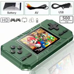 Портативная игровая консоль S8 - 520 встроенных игр, 2 джойстика, 6 часов работы, ретро дизайн thumbnail