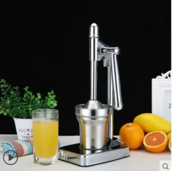 Ручная соковыжималка Juicer AND 841 - металлический пресс для цитрусовых, рычажный механизм, чугунная основа thumbnail