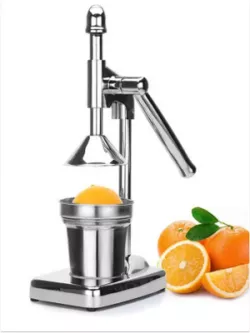 Ручная соковыжималка Juicer AND 841 - металлический пресс для цитрусовых, рычажный механизм, чугунная основа thumbnail