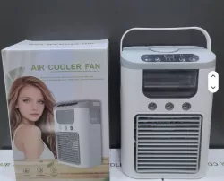 Настольный вентилятор-охладитель Air Cooler Fan 1346 - 3 в 1: увлажнение, LED-подсветка, USB-питание, 3 скорости thumbnail