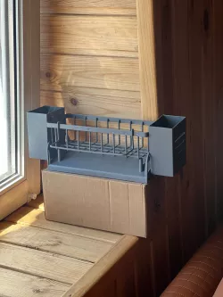 Органайзер для кухонной раковины Cloth Rack - Компактный дизайн, Прочный материал, Легкая установка thumbnail