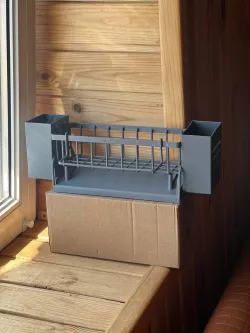 Органайзер для кухонной раковины Cloth Rack - Компактный дизайн, Прочный материал, Легкая установка thumbnail