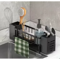 Органайзер для кухонной раковины Cloth Rack - Компактный дизайн, Прочный материал, Легкая установка thumbnail