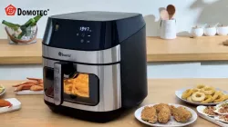Аэрофритюрница Domotec MS-3222 - 3500W, 7 л, сенсорное управление, таймер до 30 мин thumbnail