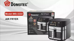 Аэрофритюрница Domotec MS-3222 - 3500W, 7 л, сенсорное управление, таймер до 30 мин thumbnail