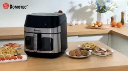 Аэрофритюрница Domotec MS-3222 - 3500W, 7 л, сенсорное управление, таймер до 30 мин thumbnail