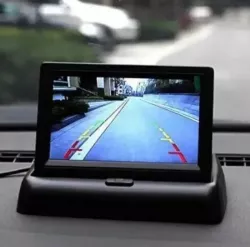 Складаний автомобільний монітор 4.3 дюйми для камери заднього виду - TFT РК-дисплей, 2 відеовходи, авто увімкнення thumbnail